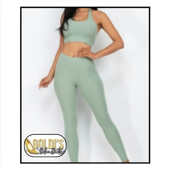 💎💞Tied Halter Top Legging Set! - Picture 1 of 10